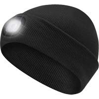 5678 Knit Toque with LED Headlight, Fleece Lining, One Size, Black SPOC Demo