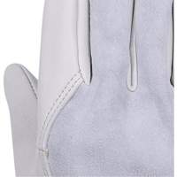 535G Gants de chauffeur beige, Petit, Paume en Cuir fleur de vache SPOC Demo