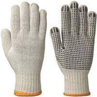 501 Knitted Dotted-Palm Gloves, Poly/Cotton, Small SPOC Demo