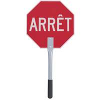 Panneau darr&ecirc;t/ralentissement de circulation – français SPOC Demo