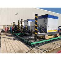 Ultimate Copolymer 2000 Ultra-Containment Berm&reg;, 179 US gal. Capacity, 4' W x 6' L x 12" H, Hinge Bracket SPOC Demo