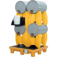 Syst&egrave;me de confinement Ultra-Drum sans drain pour 4 barils, 53" lo x 53" la x 77,8" ha, 3000 gal. US Capacit&eacute; SPOC Demo
