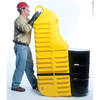 Drum Dolly, 26.5" L x 26.5" W x 5" H, 800 US gal. Spill Cap. SPOC Demo