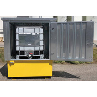 Couvercle rigide en acier Ultra-IBC, 71,1" lo x 83,1" la x 66,3" h, Capacit&eacute; de charge 5640 lb SPOC Demo