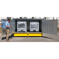 Ultra-Twin IBC en acier avec couvercle rigide, 123,4" lo x 73,4" la x 66,4" h, Capacit&eacute; de charge 12250 lb SPOC Demo