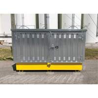 Ultra-Twin IBC en acier avec couvercle rigide, 123,4" lo x 73,4" la x 66,4" h, Capacit&eacute; de charge 12250 lb SPOC Demo