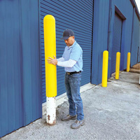 Ultra-Post Protector, 4" dia. x 52" l, Jaune SPOC Demo