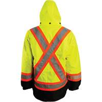7-in-1 Jacket, Polyester, High Visibility Orange, 3X-Large SPOC Demo