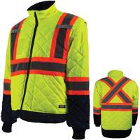 Freezer Jacket, Polyester, High Visibility Orange, 2X-Large SPOC Demo