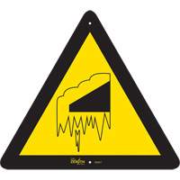 Falling Snow/Ice CSA Standard Safety Sign, 12" x 12", Aluminum, Pictogram SPOC Demo