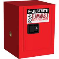 Sure-Grip&reg; EX Countertop Flammable Cabinet, 4 gal., 1 Door, 17" W x 22" H x 17" D SPOC Demo