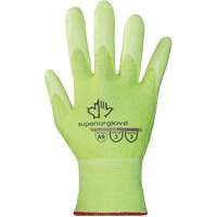 S21TXUGFN High-Visibility Cut-Resistant Gloves, Size 5/2X-Small, 21 Gauge, Nitrile Coated, TenActiv Shell, ASTM ANSI Level A9 SPOC Demo