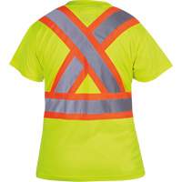 6949 T-shirt de s&eacute;curit&eacute; en il-de-perdrix pour femme, Polyester, T-petit, Jaune lime haute visibilit&eacute; SPOC Demo