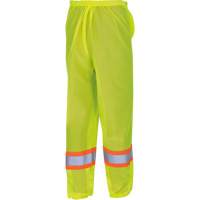 5670 Pantalon de s&eacute;curit&eacute; routi&egrave;re, Polyester, 2T-petit/T-petit, Jaune lime haute visibilit&eacute; SPOC Demo
