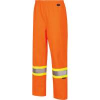 5627W Pantalon &agrave; bavette imperm&eacute;able pour femmes, Polyester/Polyur&eacute;thane, T-petit, Orange haute visibilit&eacute; SPOC Demo