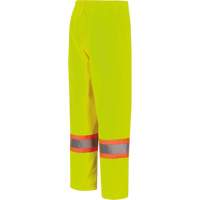 5629W Pantalon &agrave; bavette imperm&eacute;able pour femmes, Polyester/Polyur&eacute;thane, T-petit, Jaune lime haute visibilit&eacute; SPOC Demo