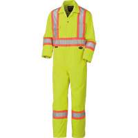 5512T High-Visibility Coveralls, 40 (Tall), High Visibility Lime-Yellow SPOC Demo