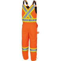 5040 Waterpoof Quilted Safety Overalls, Polyester, Small, High Visibility Orange SPOC Demo