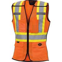 486 Veste de s&eacute;curit&eacute; d&eacute;tachable haute visibilit&eacute;, Orange haute visibilit&eacute;, T-petit, Polyester SPOC Demo