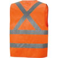 6885 High-Visibility Tricot Safety Vest, High Visibility Orange, Small, Polyester SPOC Demo