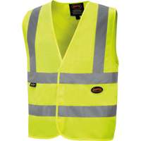 6886 High-Visibility Tricot Safety Vest, High Visibility Lime-Yellow, Small, Polyester SPOC Demo