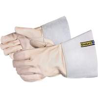 Welder's Gloves with Kevlar&reg; Sewn Out-Seams, Split Cowhide, Size 7 SPOC Demo
