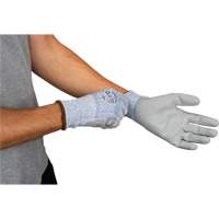 Gants &eacute;lastiques &eacute;cologiques r&eacute;sistants &agrave; la coupe, Taille 10, Calibre 13, Rev&ecirc;tement Polyur&eacute;thane, Enveloppe en PEHP/rPET, ASTM ANSI niveau A2 SPOC Demo