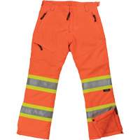 Womens Insulated Flex Safety Pant, Polyester, X-Small, High Visibility Orange SPOC Demo