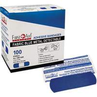 Bandages, Rectangular/Square, 3", Fabric Metal Detectable, Sterile SPOC Demo