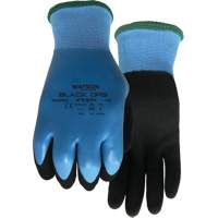 Gants hydrofuges Stealth Black Ops, Taille Petit, Calibre 15, Rev&ecirc;tement Latex de caoutchouc, Enveloppe en Fibre de verre/Polyester, ASTM ANSI niveau A4 SPOC Demo