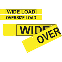 Double Sided Wide Load/Oversized Load Banner, Vinyl, 96" W x 12" H SPOC Demo