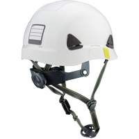 Casque de s&eacute;curit&eacute; d'escalade Fibre Metal, R&eacute;pond aux normes CSA type 2, Suspension Rochet, Non ventil&eacute; SPOC Demo