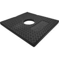 Base en caoutchouc pour poteau d&eacute;lin&eacute;ateur, 10 lb SPOC Demo
