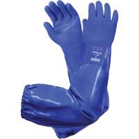 Gants triples enduits r&eacute;sistants aux produits chimiques Integra 77-395, Taille 8, 28" lo, PVC, Doublure en Coton SPOC Demo