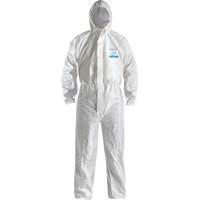 Combinaison CoverMe XP1800 de type 5/6 avec capuchon, Moyen, Blanc, Microporeux SPOC Demo