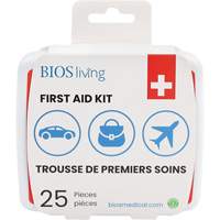 25-Piece Home & Travel First Aid Kit, Plastic B SPOC Demo