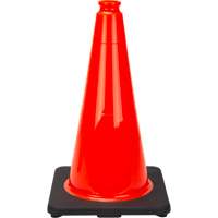 C&ocirc;ne de signalisation de premi&egrave;re qualit&eacute;, 18", Orange SPOC Demo