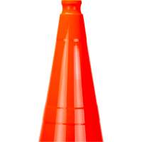 C&ocirc;ne de signalisation de premi&egrave;re qualit&eacute;, 28", Orange SPOC Demo