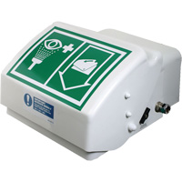 Eye/Face Wash, Wall-Mount Installation, Plastic Bowl SPOC Demo