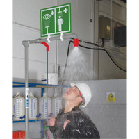 Combination Shower with Closed ABS Bowl & Top Inlet, Pedestal SPOC Demo