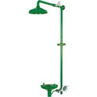 Laboratory Combination Shower with Open ABS Bowl, Wall-Mount SPOC Demo