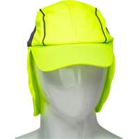 Chapeaux de refroidissement avec voiles pour le cou, Lime haute visibilit&eacute; SPOC Demo