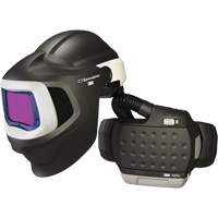Syst&egrave;me de protection respiratoire &agrave; &eacute;puration d'air motoris&eacute; haute efficacit&eacute; Adflo avec masque de soudage 9100 MP Speedglas, Masque de soudage, Pile Lithium-ion SPOC Demo