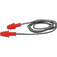 Bouchons d'oreilles r&eacute;utilisables en TPR de PIP, Avec cordon, Paire - Boîte pour vente au d&eacute;tail, 27 dB NRR, Taille unique SPOC Demo