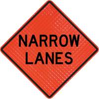 Quadra Flex Roll-Up Sign with Traffic Control Person Ahead Symbol SPOC Demo