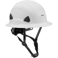 Casque Fibre Metal de style escalade avec bordure compl&egrave;te, R&eacute;pond aux normes CSA type 2, Suspension Rochet, Non ventil&eacute; SPOC Demo