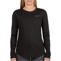 T-shirt hybride &agrave; manches longues FREEFLEX, Femmes, T-petit, Noir SPOC Demo