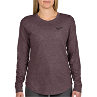 T-shirt hybride &agrave; manches longues FREEFLEX, Femmes, T-petit, Mauve SPOC Demo