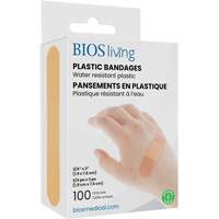 Bandages hydrofug&eacute;s, Rectangulaire/carr&eacute;e, 3", Plastique, St&eacute;rile SPOC Demo