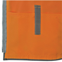 Pioneer Mesh Back Zip Front Surveyor Safety Vest, High Visibility Orange, Small, Polyester SPOC Demo